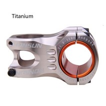 로드바이크 MTB 알루미늄 스템 honsun 5070mm 고강도 경량 35mm xc, 티타늄 0도