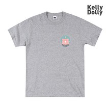 KellyDolly 브랜드 애니멀즈 포켓 6종 남자 여성 면 반팔티