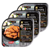 야식만참 숯불불날개봉 250g, 3개