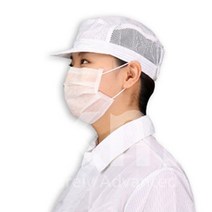 케이엠 방진 모자 제전모 무진모 크린룸 후드 C1, 핑크M