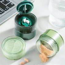 미니플 카바나 휴대용 요일별 알약 케이스 약통 약케이스 약보관함, 화이트, 1개