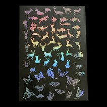 레진아트/홀로그램 데코필름/동물들/Animals