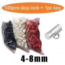 출퇴근기록기 얼굴인식 근태 지문 인식기 101 개 도매 플라스틱 EAS 보안 정지 잠금 소매 상점 디스플레이, 04 7mm Black and Key