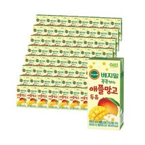 정식품 과일이꼭꼭씹히는애플망고두유 190mL 64팩 2187799