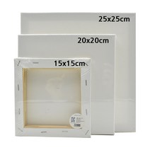 면 천 캔버스 액자 가왁구 정사각형, 1개, 1호(15cm)