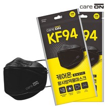 케어온 FDA더마CE 베이직 황사방역 KF-943D 마스크 검정 3Px10팩, 단품, 단품