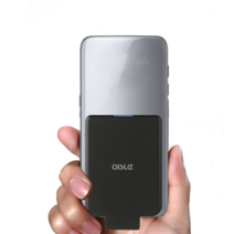 리아 OISLE 초소형 부착형 보조 배터리 아이폰 삼성 엘지 Type-C 4500 mAh, 블랙