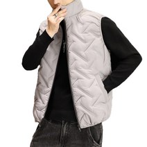 Grafong 남성 캐주얼 루즈핏 패딩 베스트