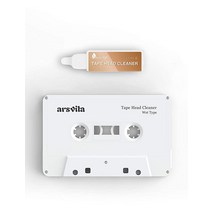 Arsvita 오디오 카세트 헤드 클리너 가정/휴대용/자동차 카세트 플레이어용 테이프 클리닝 키트
