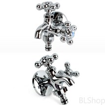 야외 세탁실 화장실 두갈래 수도꼭지 토수구 냉수용