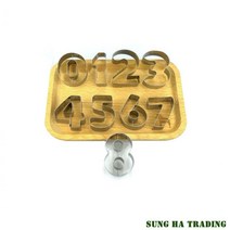 숫자모양틀 9개-1세트 숫자베이킹틀 0-8숫자쿠키커터