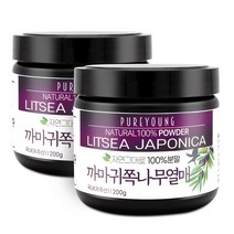 퓨어영 국내산 제주 까마귀쪽나무열매 분말 가루 200g 구렁비, 2통