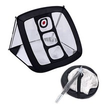 [윈플라잉] 실내 어프로치 연습기 홈 골프 스윙 연습기 연습네트 단품 블랙, 골프 어프로치네트 블랙