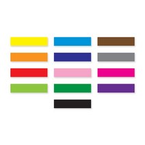 용문테크윈 색깔띠라벨F (3X0.7cm) 분류용 라벨스티커