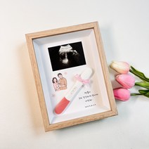 임테기 임신테스트기 초음파사진 보관 보관함 임신축하선물 임밍아웃 액자보관 액자, 기본배경