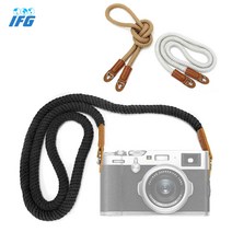 IFG 카메라 넥스트랩 로프스트랩 캐논 니콘 소니 삼성 올림푸스 파나소닉, 1개, 브라운(75cm)