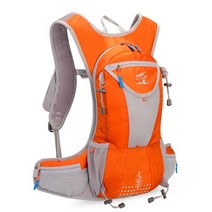 초경량 트레일 러닝백 등산 라이딩 방수 백팩 15L 673, 귤색