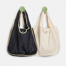 돌돌이카바스시장가방 마켓백 장바구니 접이식시장 리사이클링백 데일리백 장바구니 마켓백 가방, 블랙