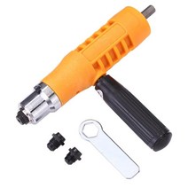 리벳건 팝너트건 리벳 electric rivet nut gun riveting tool cordless insert riveter adapter kit handheld kit, c 세트