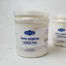 대용량500g 셀렉더요그 떠먹는 수제 그릭요거트 (플레인/무가당 ), 5개, 500g