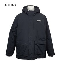 아디다스스포츠 기본로고 데일리 다운 패딩 점퍼 105
