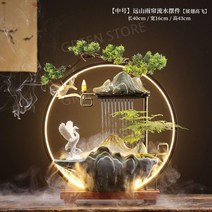 인공폭포 실내 인공 분수대 물소리 천연가습기 폭포, G39-미디엄레인커튼날개를펼치고높이날다분무+