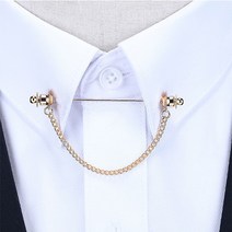 카라 클립 핀 바 넥타이핀 브로치 커프스 정장 체인 링스 셔츠