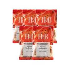 홀랜드앤바랫 재페니즈 라이스 크래커즈 475g Holland & Barrett Japanese Rice Crackers, 5팩
