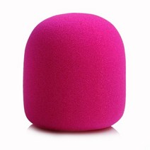 무선마이크 7x3.5cm 블랙 마이크 윈드 스크린 폼 커버 두꺼운 스튜디오 인터뷰 가라오케 DJ 용 팝 필터 10 색, [09] Orange