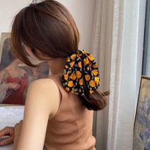 톡톡창고 스카프 곱창 머리끈 스크런치 헤어 곱창밴드 머리 리본 플라워 스카프 헤어끈