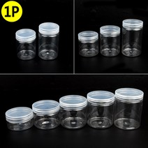 납작 플라스틱 투명 보관용기, 7cm - 150ml