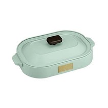 Toffy KHP1PA Compact Hot Plate Pale Aqua Flat Surface Takoyaki For 1 Person 2 People 3 People Small