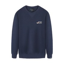 클로니아 네버 스탑 레터링 기모 맨투맨 티셔츠 TM-325