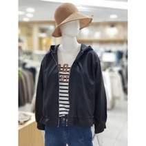 ab.f.z 후드넥 집업 레더 자켓 afhw1j03b