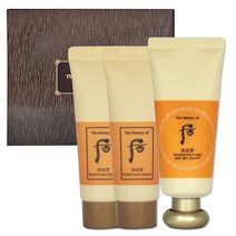 더 후 공진향 진해윤 선크림 기획/본품60ml+폼클렌저40ml+크림클렌저40ml, 1세트