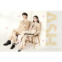 스튜디오 테마 웨딩 샴페인 정장 사진 여인숙 사진