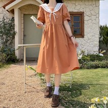 Hprince 12 여성 큰 어린이 신선한 드레스 여름 15 세 중학생 일본식 13 뚱뚱한 소녀 캐주얼 롱 드레스