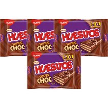휴시토즈 슈퍼 초콜릿 XL 46g 5개 Huesitos Superchoc Barquillo XL Chocolate Leche Cacao, 4팩