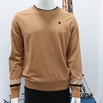 [엘르골프] 안감 방풍 내장 소매 컬러 배색 니트 티셔츠