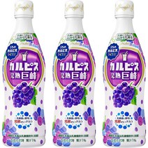 일본 칼피스 원액 포도맛 거봉맛 470ml 3개세트