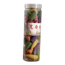 Royalways 40PCS 역류 향 콘 폭포 향 콘 홀더를위한 천연 향기 병 패키지 스파 요가 명상 아로마 테라피 홈 장식, 4cm, 목재, 혼합
