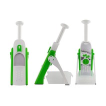 가정용 4in1 다기능 두께조절 야채 커터 과일 만능 슬라이서, 그레이