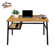 Fliegen 데스크 컴퓨터책상 회의용테이블 사무용책상 조립식책상 120cm, A014-WMD018