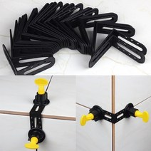 건설 도구 실노 천을 마 상자 홀더25 pcs 타일 스페이서 크로스 레벨링 앵글 시스템 바닥 벽 타일 도구 액세서리에 대한 이동식 재사용 가능한 홈 개선