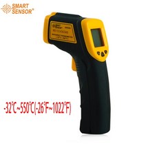 디지털 적외선 온도계 SmartSensor AR550 비접촉 IR 포인트 건, 한개옵션1, 한개옵션0