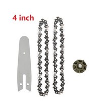 체인톱 4/6 인치 가이드 바 세트 커터 모든 의 강철 도착, 01 4 inch