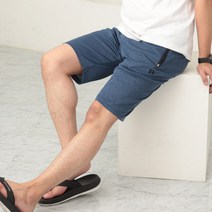 에킨 카치온 5부 밴딩 저지 스판 트레이닝 반바지 M~7XL 빅사이즈 지퍼포켓 남자 공용 숏팬츠