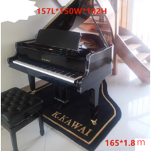 층간소음흡음 피아노방진매트 피아노방음매트 진동 층간 연습실패드 카페트 미끄럼 아파트 흡음 디지털 공사 쿠션 그랜드 사각패드 장방형 피아노 타악기, 블랙 2 스타인웨이_1.8 x 2.4미터