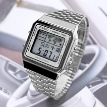 카시오 A500WA-7 CASIO 남성 메탈 손목 시계