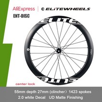 카본삼발이 로드카본휠 픽시휠 디스크 로드 ELITEWHEELS 바퀴 디스크 브레이크 대량 판매, 02 RD07 55DX28